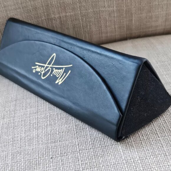 Maui Jim Glasses Frame Black Semi Hard Tri Fold Case only Read desc - Picture 3 of 11